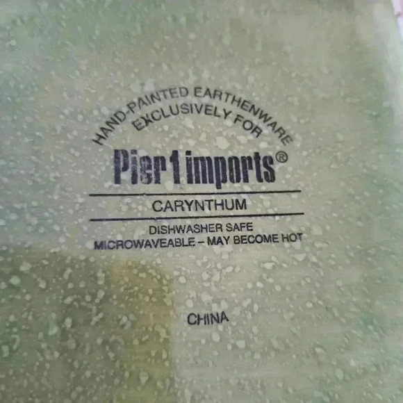 Earthenware Carynthum 4 salad plates - Picture 6 of 10